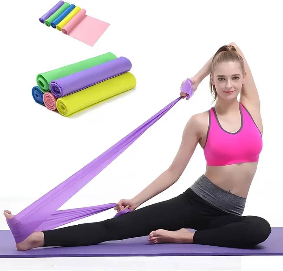 KIT com 3 Faixas Thera BandS de Resistência Fisioterapia Fortalecimento