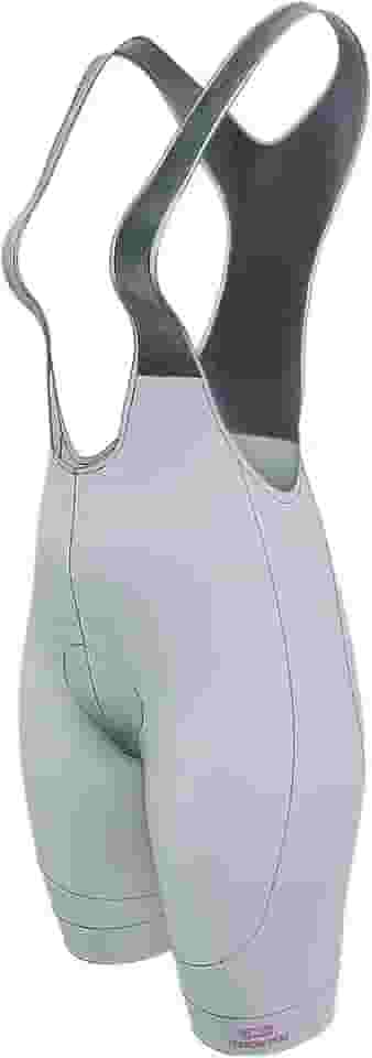 Bretelle de Ciclismo feminino Márcio May Sports Branco/Pink