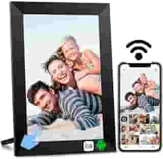 Porta-retrato Digital Lcd Wifi 10,1 Polegadas Video Cyl-p1 (Madeira)