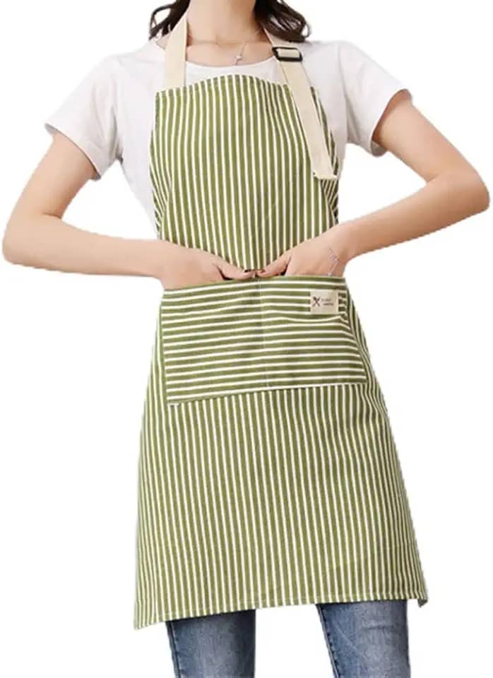 Aventais de cozinha para cozinhar com bolsos Aventais de churrasco para homens e mulheres