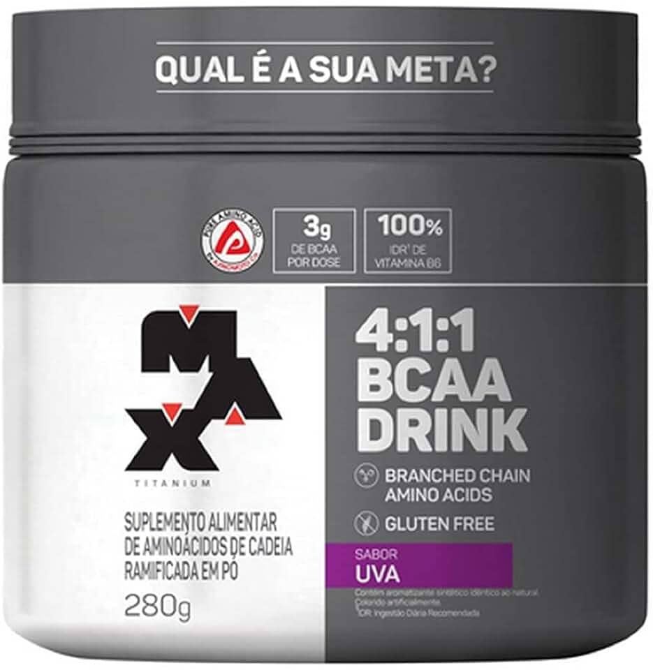 Max Titanium Bcaa 4: 1: 1 - 280G Drink Uva -