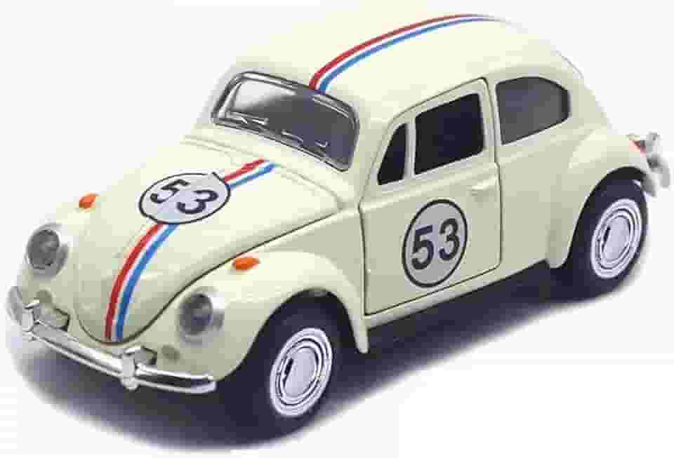 Fusquinha Herbie 53 de Metal Fricção Escala 1:32 Clássico Brinquedo para Crianças