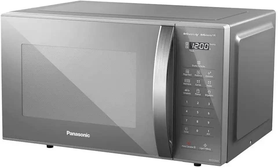 Panasonic Micro-ondas 27L Prata 127v NN-ST55LMRU