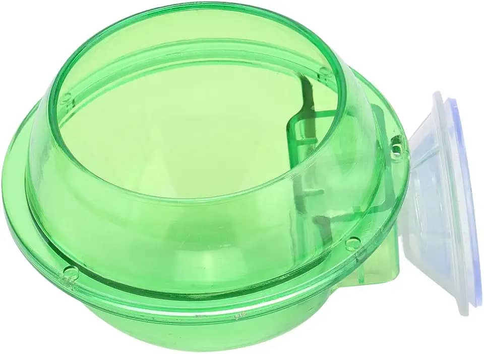 HEEPDD Alimentador de Répteis, Copos de Alimentação Anti -escape Contêiner de Forragem Viva Transparente para Ferramentas de Criação de Lagartos de Lagarto Gecko, Suprimentos de Hatching de Répteis