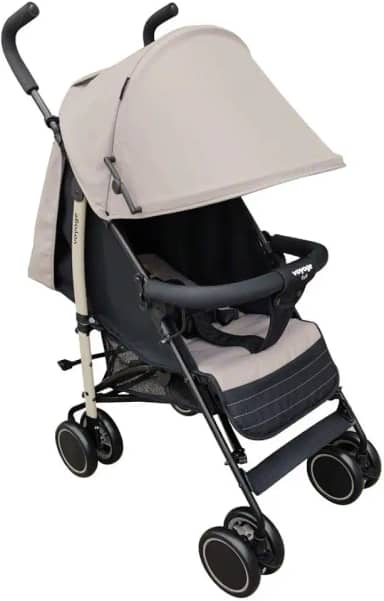 Voyage Carrinho De Passeio Para Bebê Park, Cinto 5 Pontos (Até 15kgs), Bege