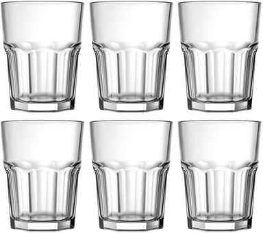 Jogo 6 Copos Para Dose/Shot Tequila Whisky Cachaça 45ml (Transparente)