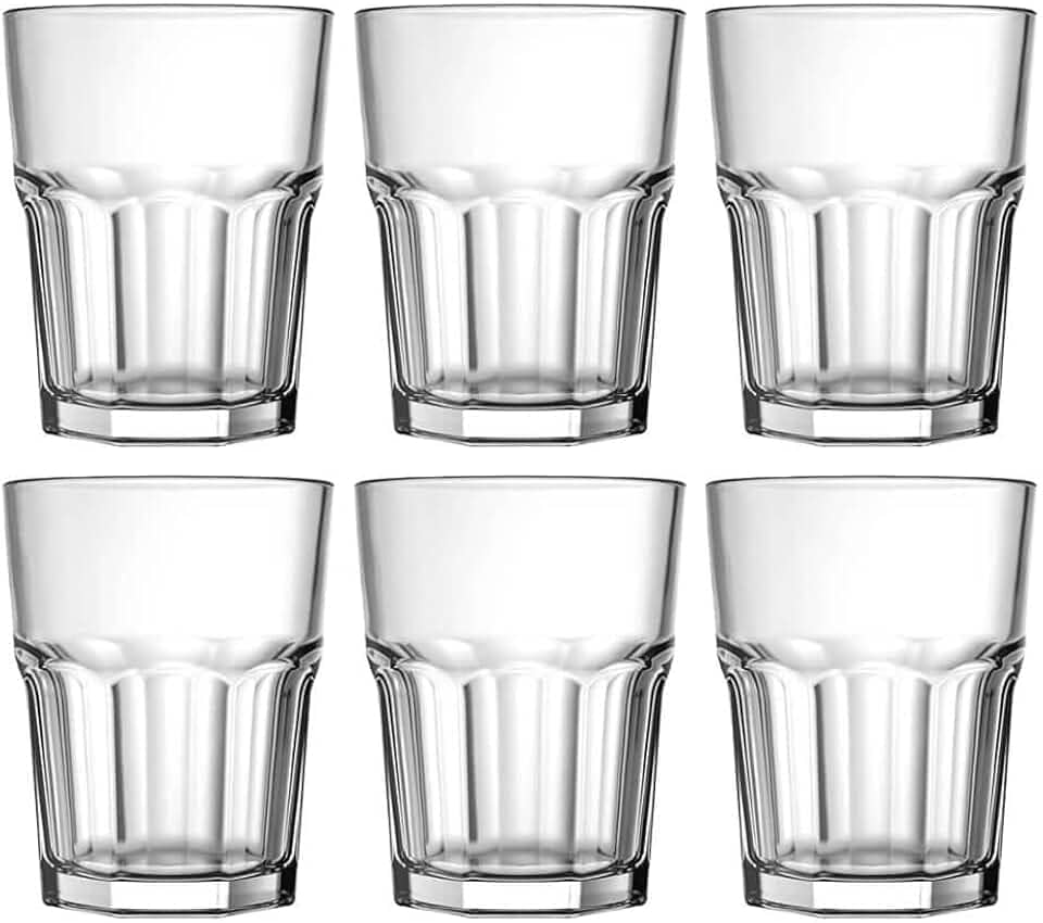 Jogo 6 Copos Para Dose/Shot Tequila Whisky Cachaça 45ml (Transparente)