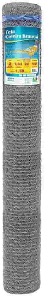 Tela metálica para galinheiro fio 18 BWG x 1,5 m rolo com 50 metros - Morlan