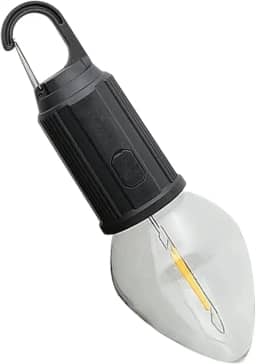 Lâmpada LED Recarregável Portátil 3W com Bateria de Longa Duração para Camping, Emergências e Uso Doméstico Sendo 3 Modos de Iluminação 7 horas de duração.