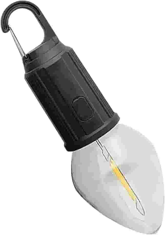 Lâmpada LED Recarregável Portátil 3W com Bateria de Longa Duração para Camping, Emergências e Uso Doméstico Sendo 3 Modos de Iluminação 7 horas de duração.