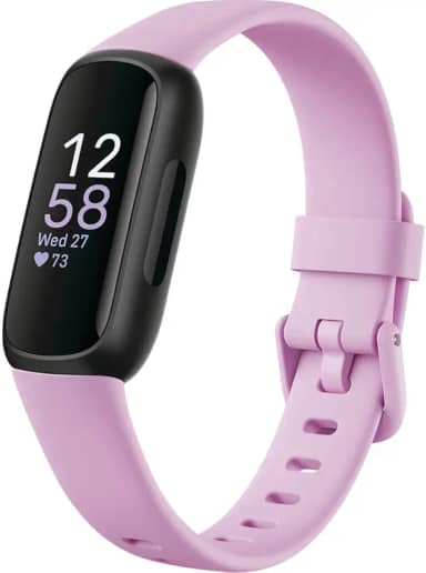 Fitbit Inspire 3 rastreadores de saúde e fitness com gerenciamento de estresse, intensidade de treino, rastreamento do sono, frequência cardíaca 24 horas por dia, 7 dias por semana e muito mais,