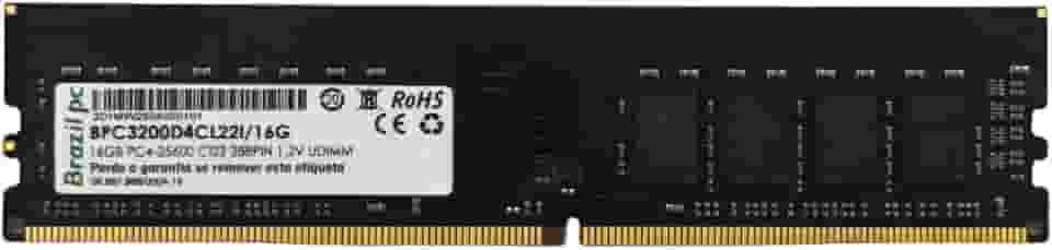 Memória RAM 16GB DDR4 3200MHz Formato UDIMM Latência CL22 - Alto Desempenho em Jogos