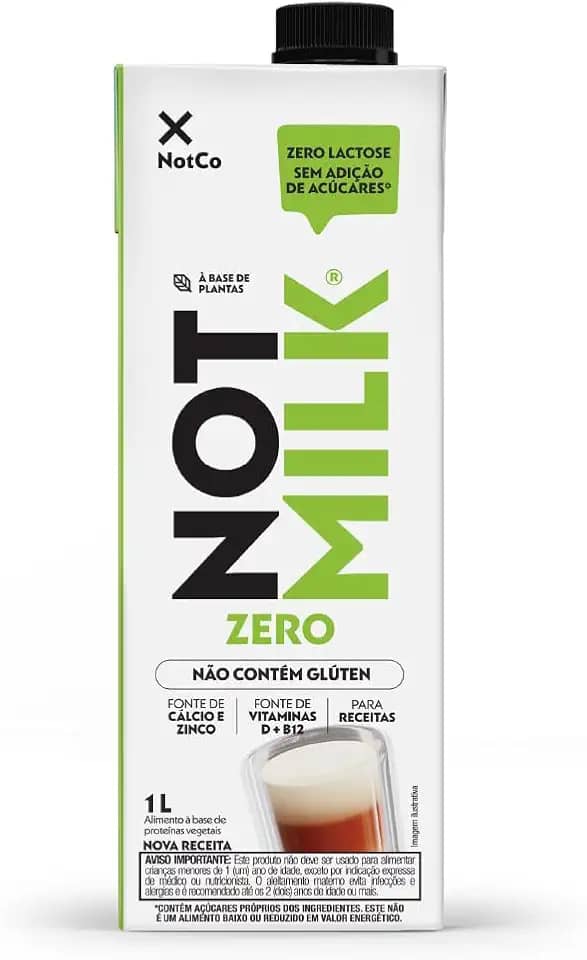 Notco Bebida Vegetal Notco Notmilk Zero Adição De Açucar 1L (Embalagem pode variar)