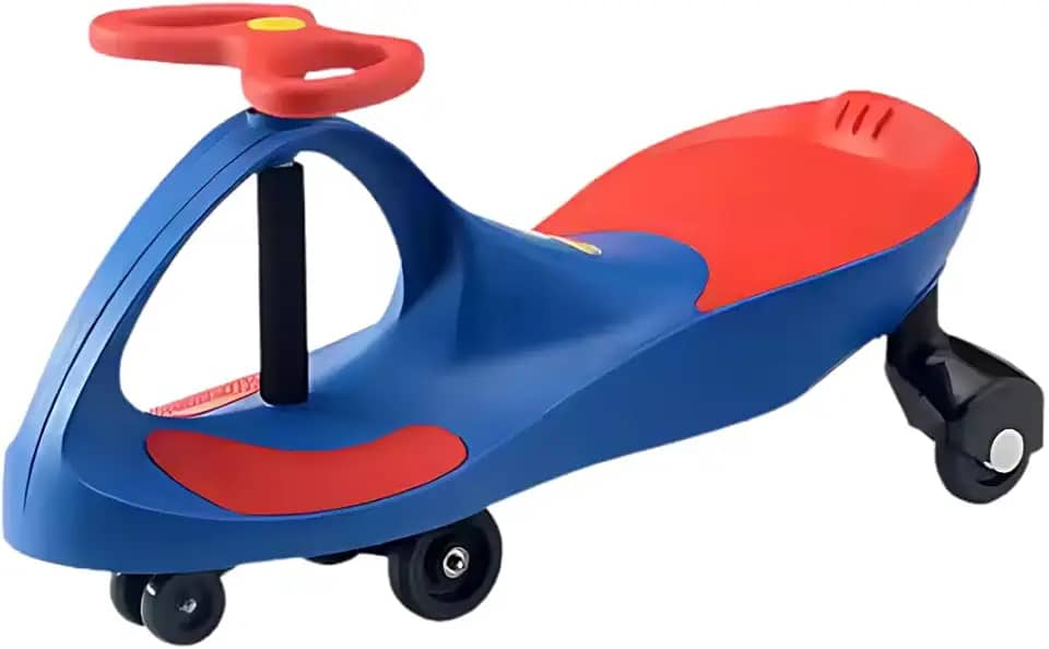 Carrinho Rolimã Infantil Kidino Twister Carrinho de Rolimã Infantil Resistente, Seguro e Super Divertido Azul com Laranja