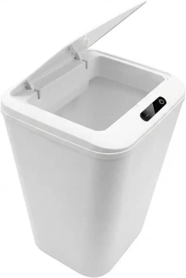 Kirk Lixeira Automática Inteligente com Sensor de Aproximação 18L | Abertura Sem Toque, Design Moderno Minimalista, Vedação Anti-Odor | Silenciosa para Banheiro, Cozinha e Escritório