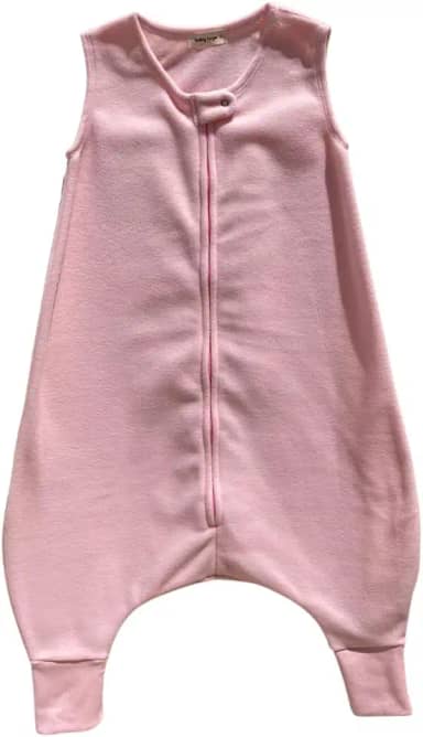 Saco Saquinho de Dormir Bebê Criança Com Pé (Sleep Bag) Cobertor de Vestir Soft (Rosa) Tam. G