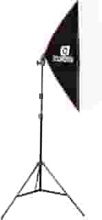 SOU FOTO Kit de Iluminação Softbox 50x70cm com Soquete E-27 Embutido para Estúdio de Video ou Fotografia Profissional | 1x Softbox 50x70cm e 1x Tripé de 2 metros | Modelo Uno