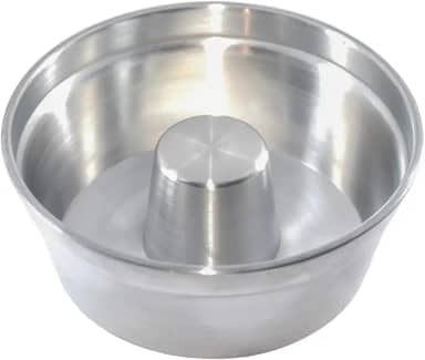 Forma Para Bolo Pudim Nº 18 Assadeira Em Aluminío Com Cone Para Fornos Airfryer Tamanho Bolo Padaria Tradicional