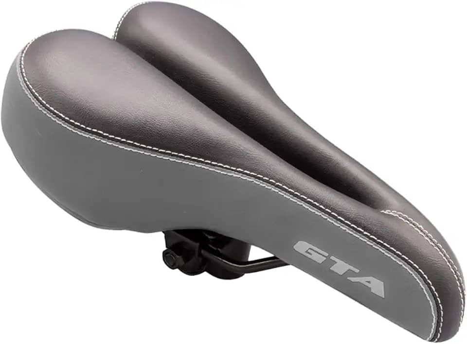 Banco Bicicleta Selim Bike Costurado Vazado Confortável MTB