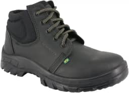 BOTA DE SEGURANÇA ECOSAFETY PS139-AP BICO DE PVC COURO LATEGO PRETO C.A 40677 Tamanho:40