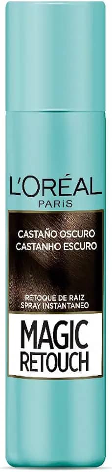 Magic Retouch Spray Retoque De Raiz Instantâneo L'Oréal Paris Castanho Escuro