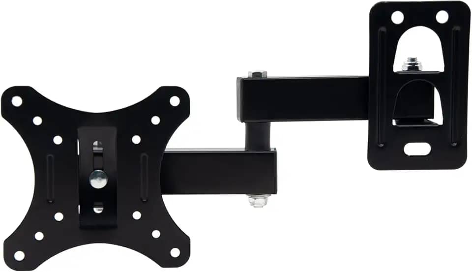 Suporte Articulado de Parede para TV, Ajuste Livre, Adequado para TVs de 10 a 27 Polegadas, VESA 50 * 50 a 100 * 100mm, Suporta um Peso Máximo de 10 Quilogramas
