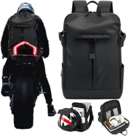 Mochila Imperme?vel para Viagens, Esportes e Atividades ao Ar Livre, com Compartimentos para Bola, Capacete, Notebook