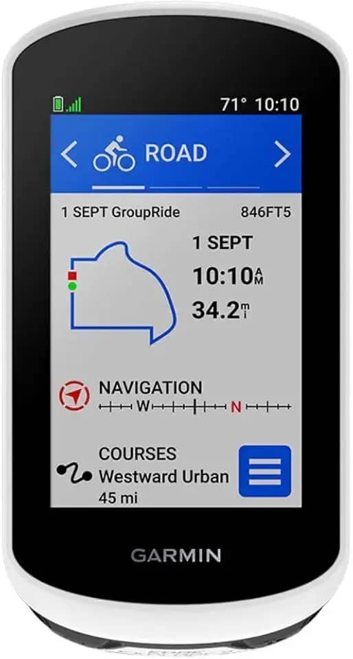 Garmin Edge Explore 2, navegador de ciclismo GPS fácil de usar, compatibilidade com eBike, mapas e navegação, com recursos de segurança