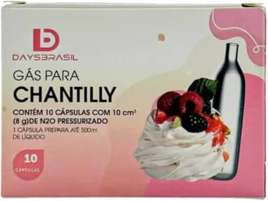 Cápsulas de Gás para Chantilly DaysBrasil para Sifão 10un