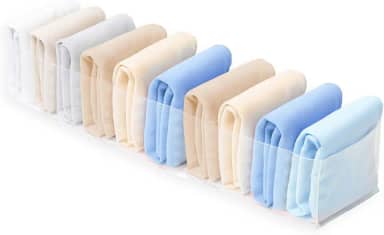 Organizador Multiuso de Roupa Íntima Colmeia Cristal Premium 11 Nichos PP 10x10x40cm - Incolor - VB HOME