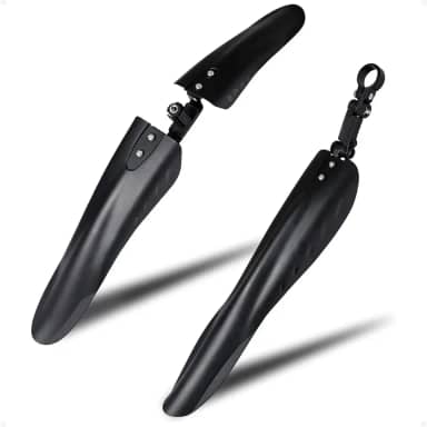 Paralamas MTB para Bike - Para-lamas Dianteiro e Traseiro, Preto, Proteção Contra Poeira, Lama e Respingos de Água