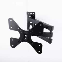 Montado na parede para TV completamente dinâmica, adequado para a maioria das televisões de ecrã plano de 19 a 37 polegadas com dobradiça giratória, suporte de parede para TV inclinável, design de asa