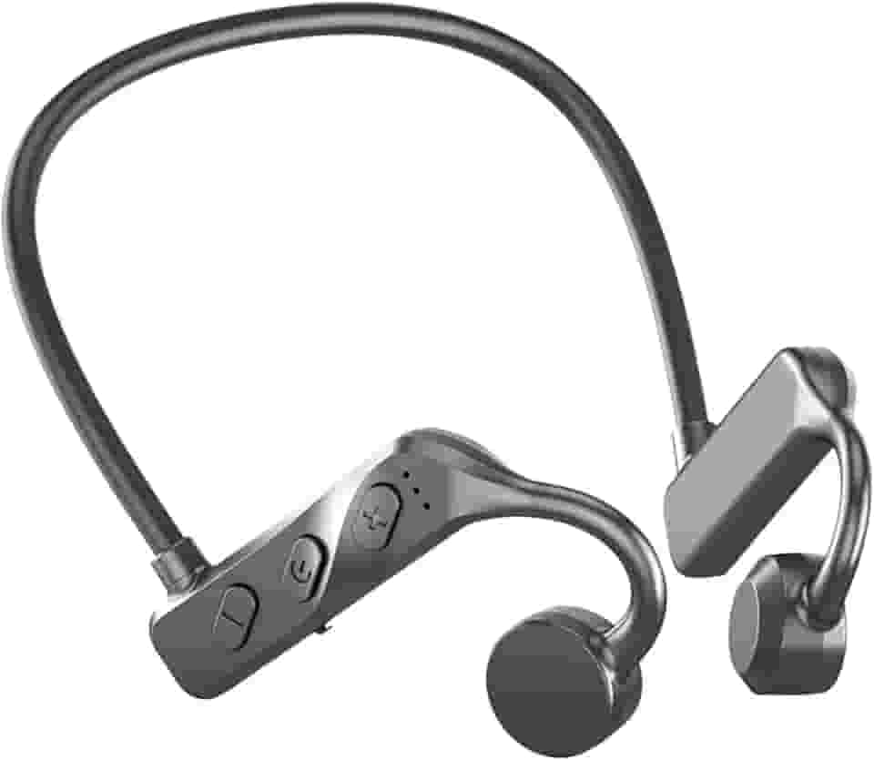 Fones de ouvido de condução óssea com orelha aberta | Fones de ouvido sem fio,Resistente ao suor e design esportivo para esportes ao ar livre, treinos, ciclismo e corrida