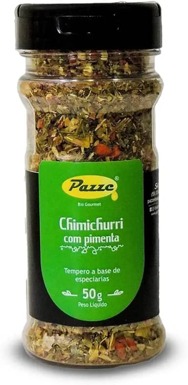 Tempero Chimichurri com pimenta Pazze 50g