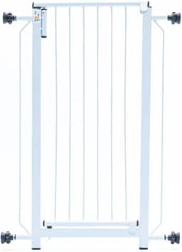 Portão Grade Proteção Para Cães Studio Flat Vão 60cm Branco NF Pet Modelo Clássico