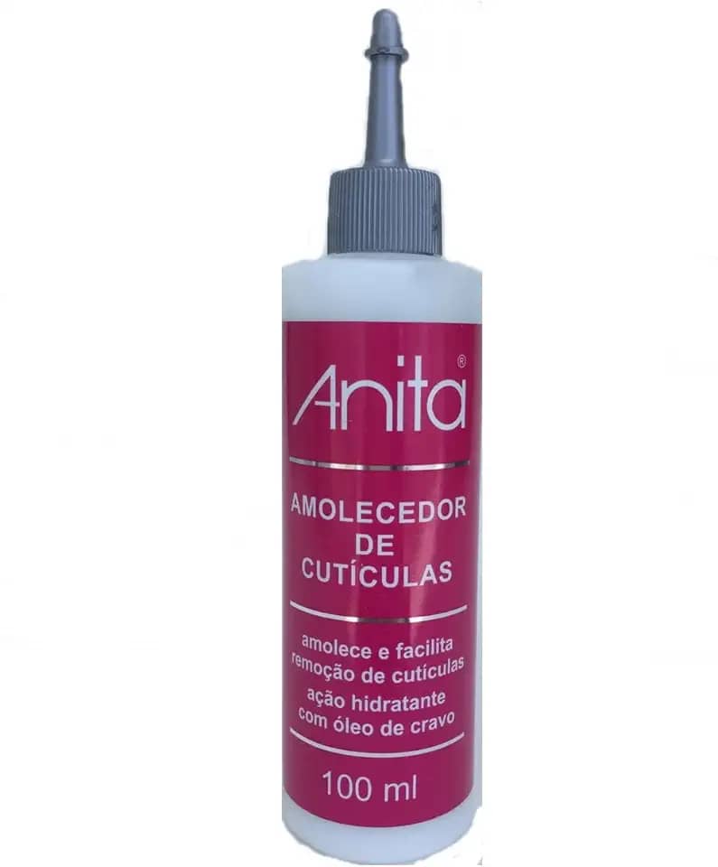 Amolecedor de Cutículas Anita 100ml - Potência e Eficiência para Cutículas Resistentes - Nail Care Profissional