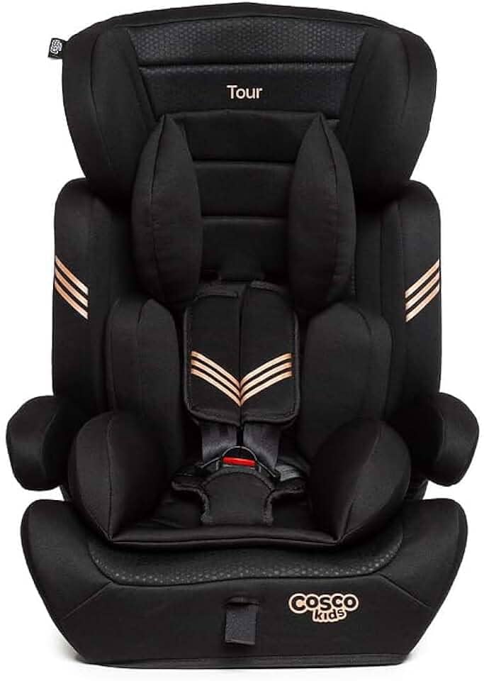 Cadeirinha Cosco Kids, Tour, 9 a 36 Kg, Preto Bronze