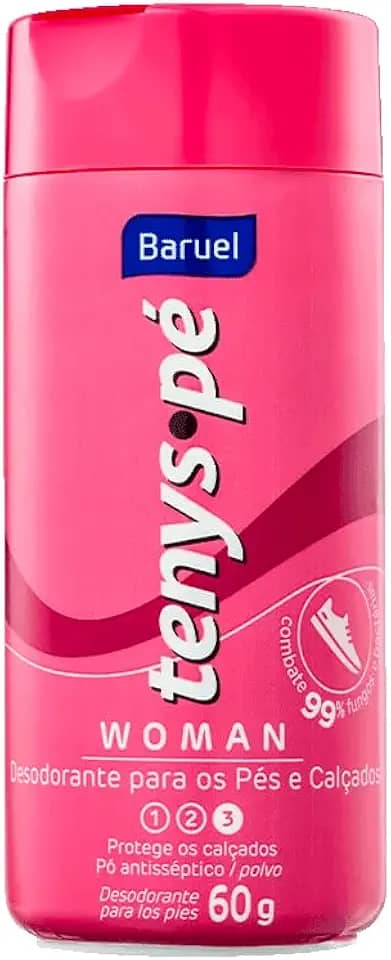 Tenys Pé Baruel Woman Pó 60g - Talco desodorante para os pés