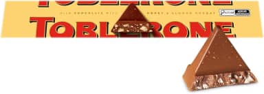 TOBLERONE Chocolate Ao Leite Nougat De Mel E Amêndoas Toblerone Caixa 100G - Importado
