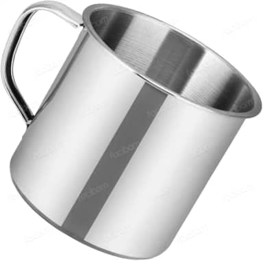 CANECA 350ML COM ALCA INOX 8CM 3105-8KH / UN/KEHOME