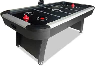 Mesa de Air Hockey Profissional Ahead Sports com Sistema de Pontuação Eletrônico LED e 2 Empurradores
