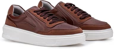 Tênis Casual Sapatenis Masculino Tiger Urbano Couro Leve Original