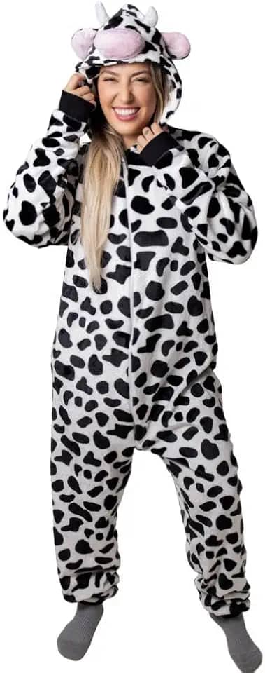 Macacão Kigurumi Adulto Feminino Soft Fleece Unicornio