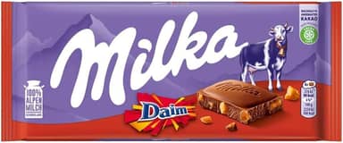 Chocolate Milka Ao Leite Daim 100G