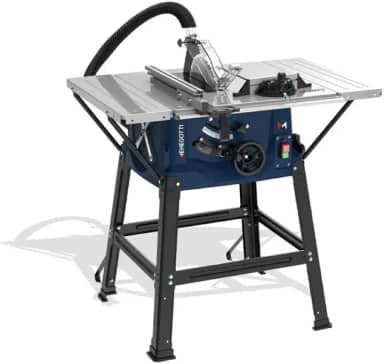 Serra Circular de Bancada Menegotti MMC 1800W 127V | Disco 254mm, Corte até 85mm, Mesa Estável, Ajuste de Altura e Ângulo, Aspiração de Pó