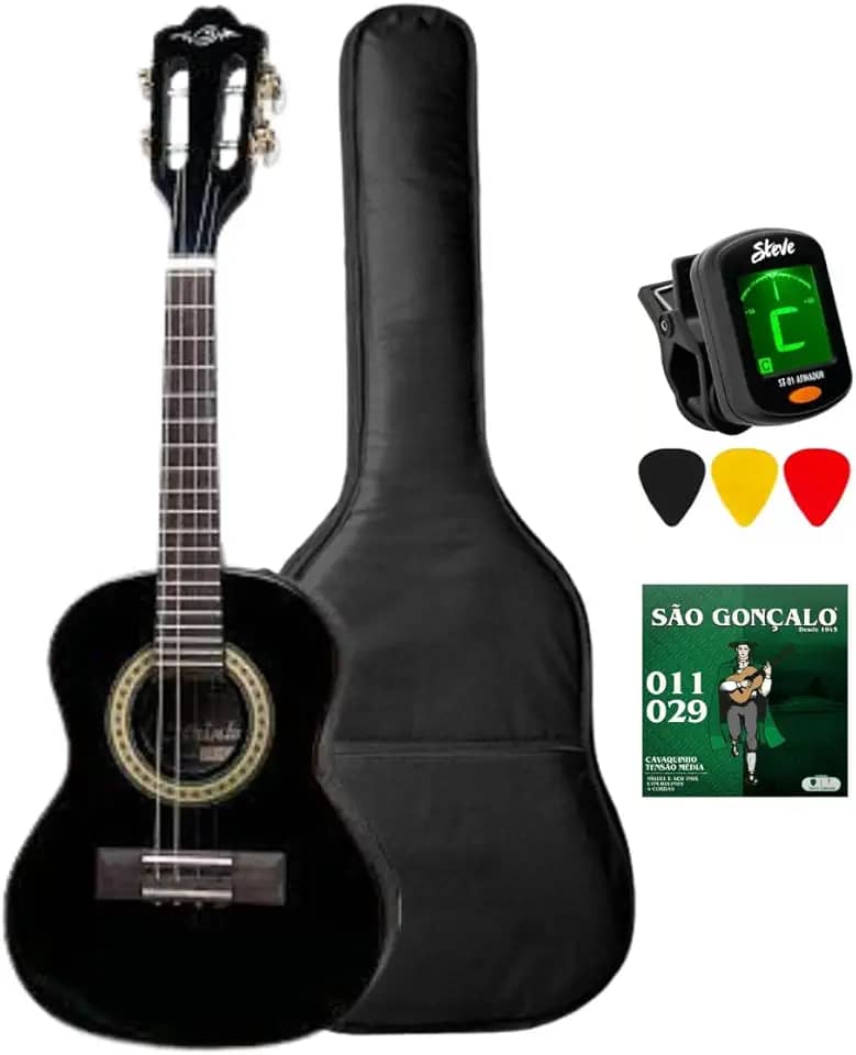 Cavaquinho Strinberg Sv21 Bk Acústica com Kit