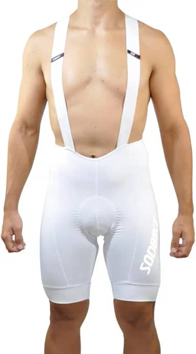 BRETELLE CICLISMO ELITE MASCULINO SÓDBIKE BRANCO