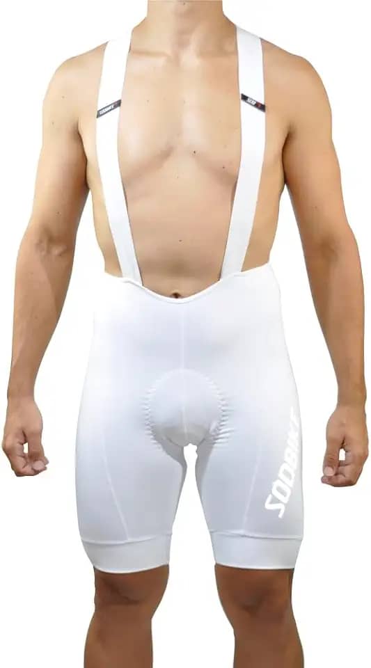 BRETELLE CICLISMO ELITE MASCULINO SÓDBIKE BRANCO