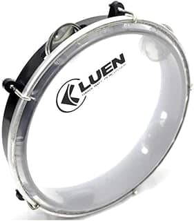 Pandeiro Abs Preto Junior Pele Cristal 08'