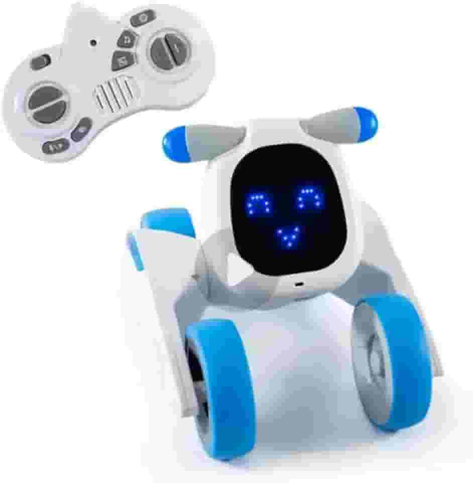 Cão Robô | Cães-robôs que agem como verda- Robôs dança interativos e inteligentes programáveis para crianças 5 anos ou mais, cachorro brinquedo RC com olhos LED Fenlan